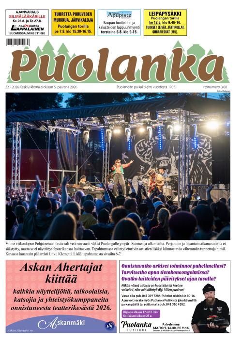 Puolanka-lehti 5.8.2026