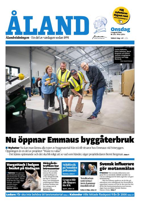 Ålandstidningen 5.8.2026