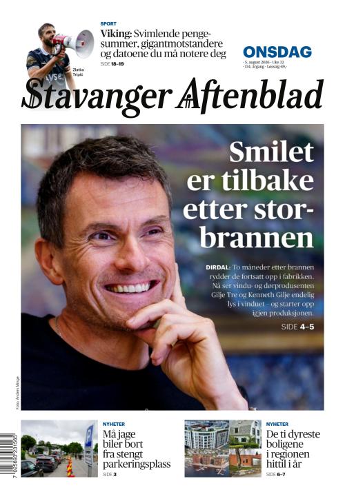 Stavanger Aftenblad 5.8.2026