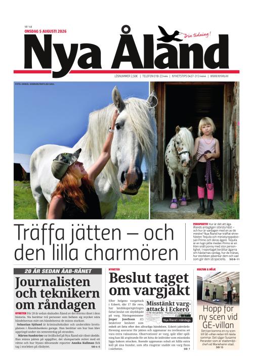 Nya Åland 5.8.2026