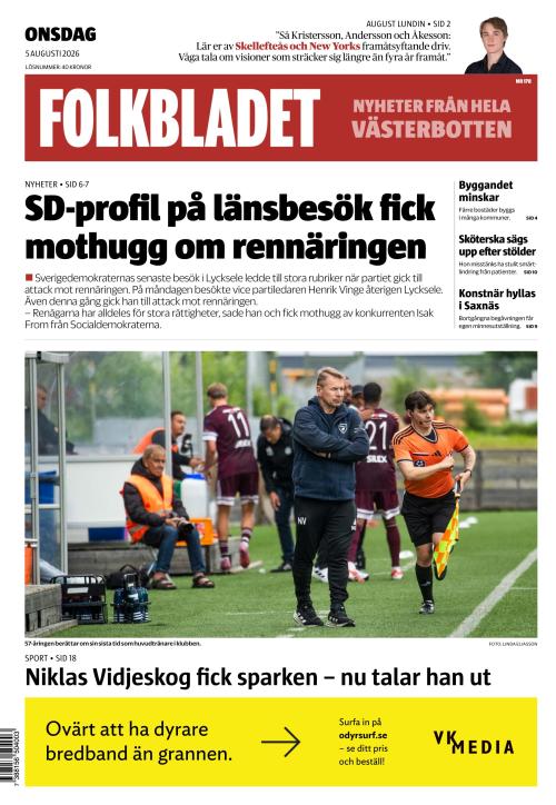 Folkbladet (Västerbotten) (SE) 5.8.2026