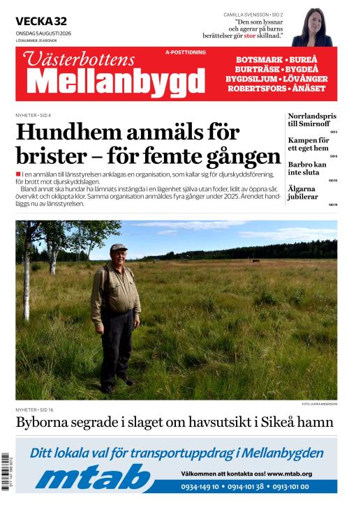 Västerbottens Mellanbygd (SE) 5.8.2026