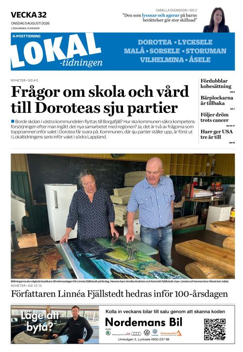 Lokaltidningen 5.8.2026