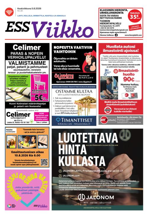 ESS Viikko 5.8.2026