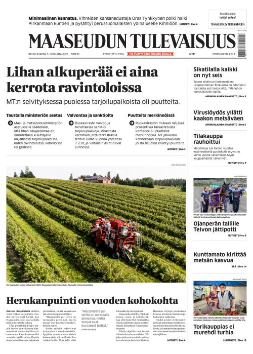 Maaseudun Tulevaisuus 5.8.2026
