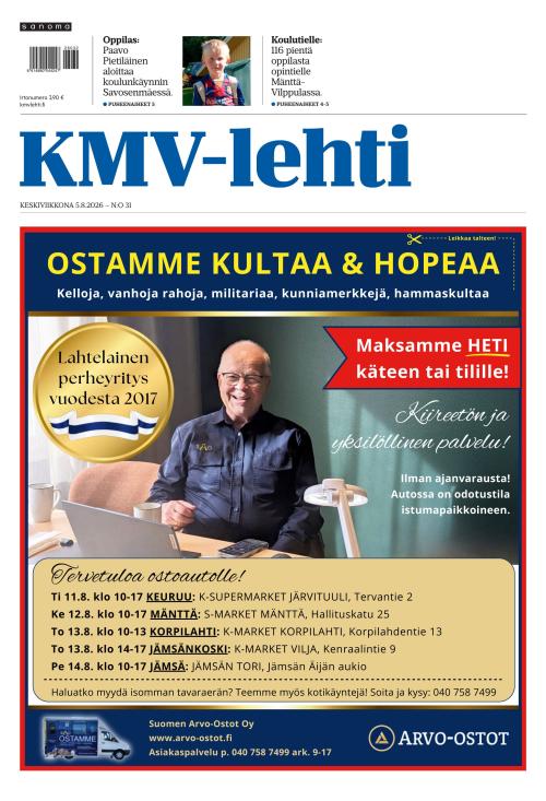KMV-lehti 5.8.2026