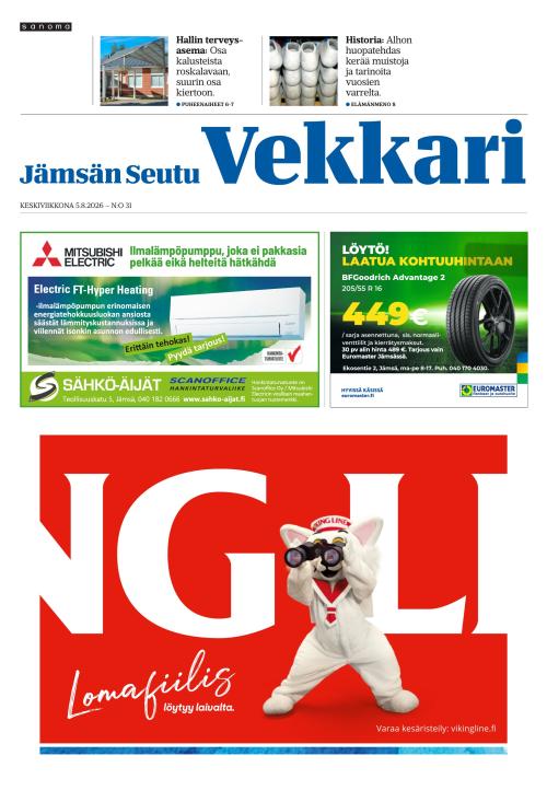 Jämsän Seutu ja Vekkari 5.8.2026
