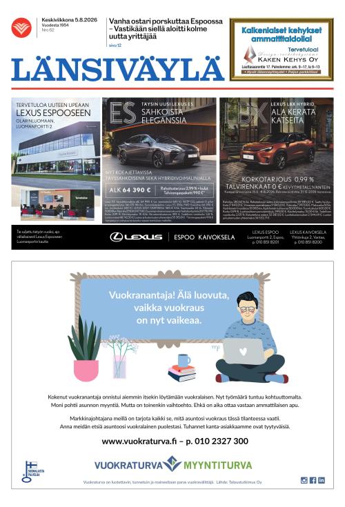 Länsiväylä 5.8.2026