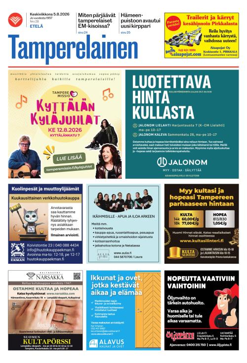 Tamperelainen 5.8.2026