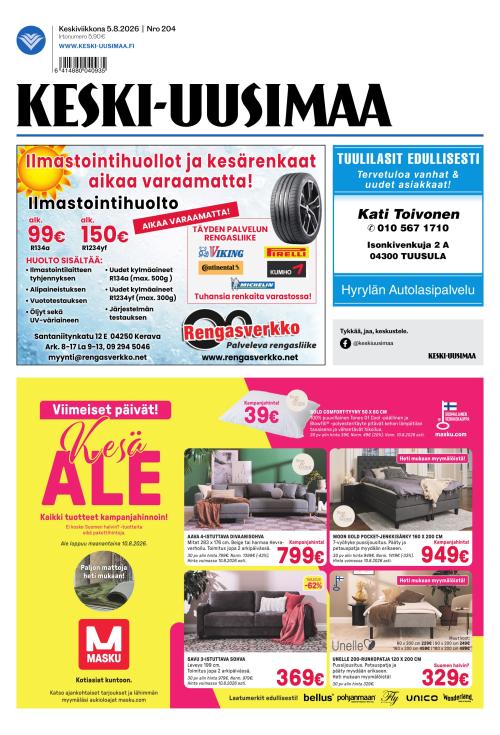Keski-Uusimaa 5.8.2026