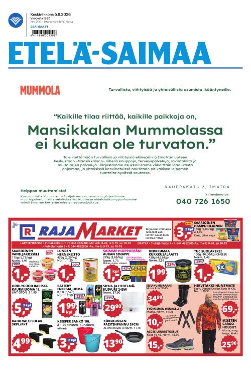 Etelä-Saimaa 5.8.2026