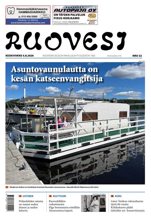 Ruovesi-lehti 5.8.2026