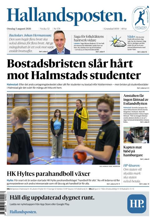 Hallandsposten 5.8.2026