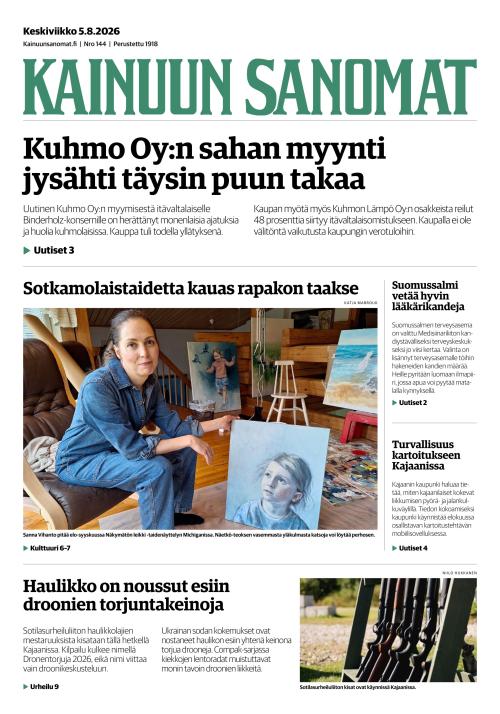 Kainuun Sanomat 5.8.2026