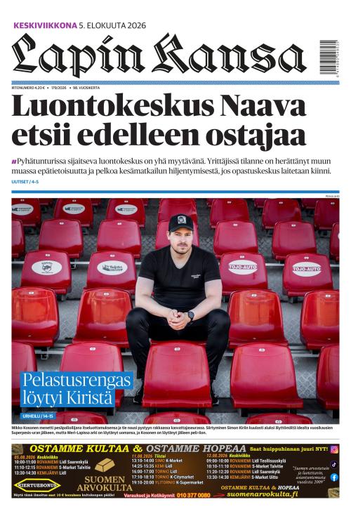 Lapin Kansa 5.8.2026