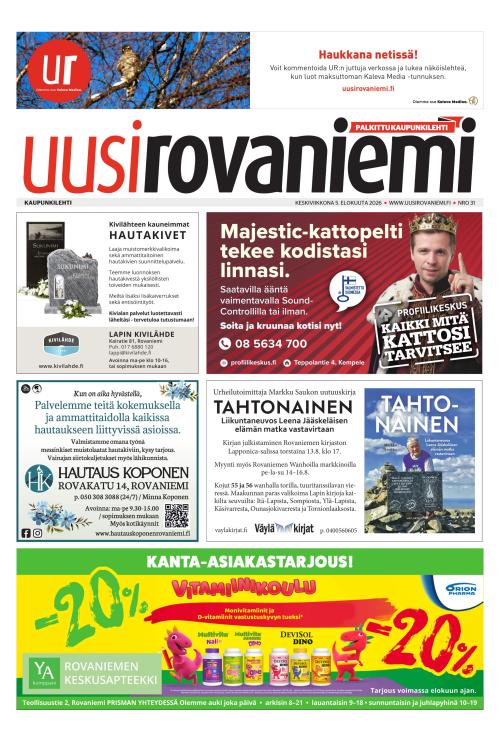 Uusi Rovaniemi 5.8.2026