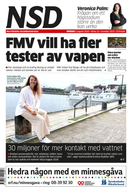 Norrländska Socialdemokraten 5.8.2026