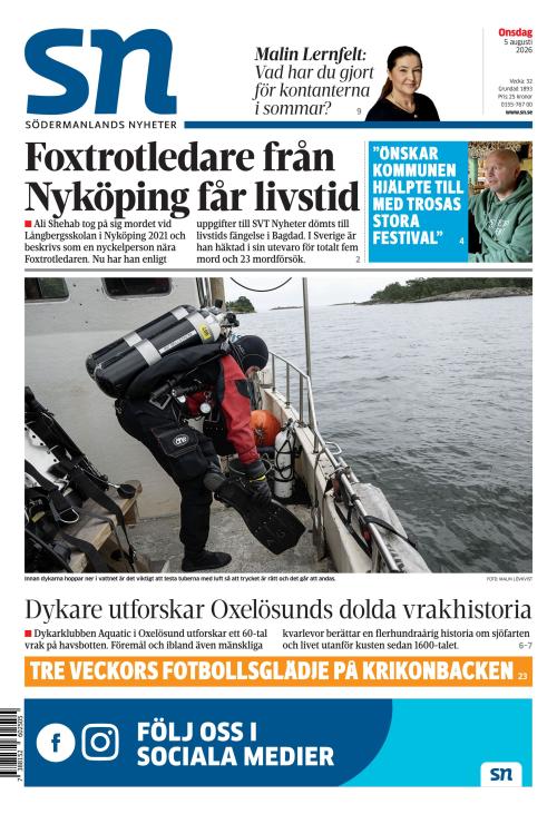 Södermanlands Nyheter 5.8.2026