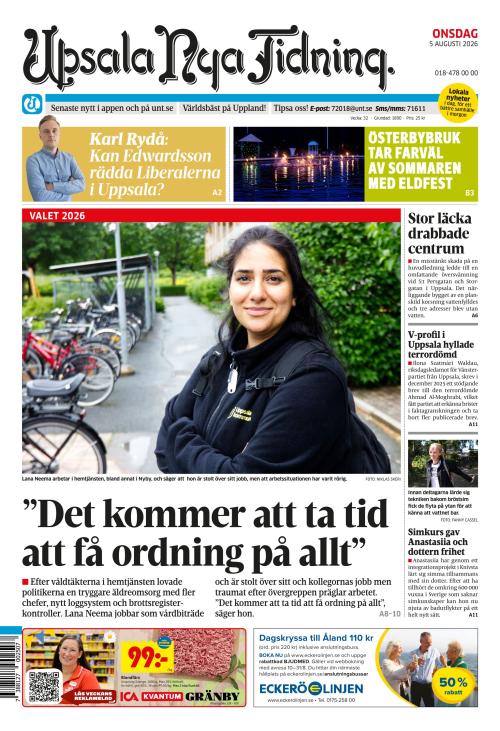 Upsala Nya Tidning 5.8.2026