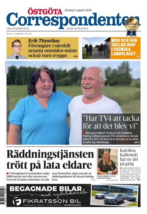 Östgöta Correspondenten 5.8.2026