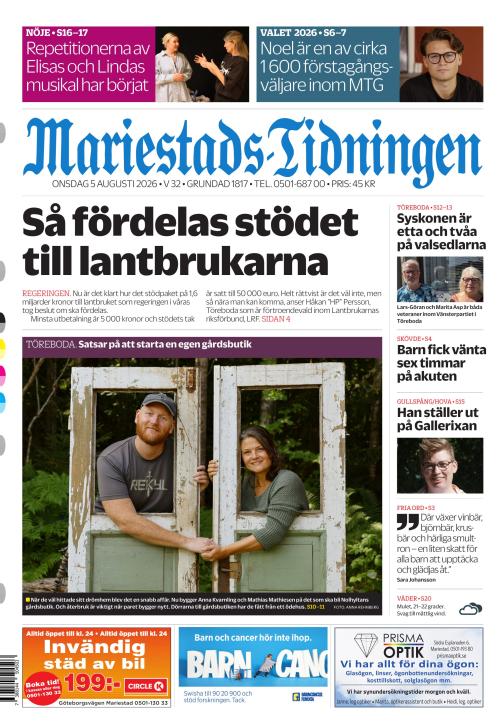 Mariestads-Tidningen 5.8.2026