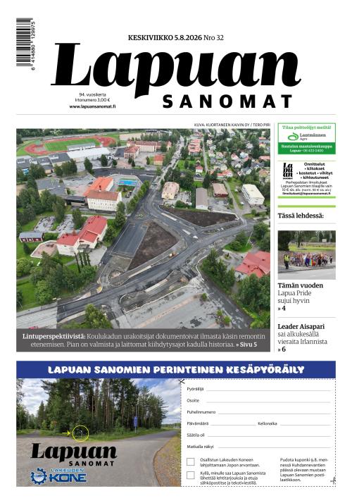 Lapuan Sanomat 5.8.2026
