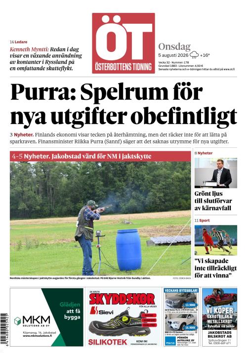 Österbottens Tidning 5.8.2026