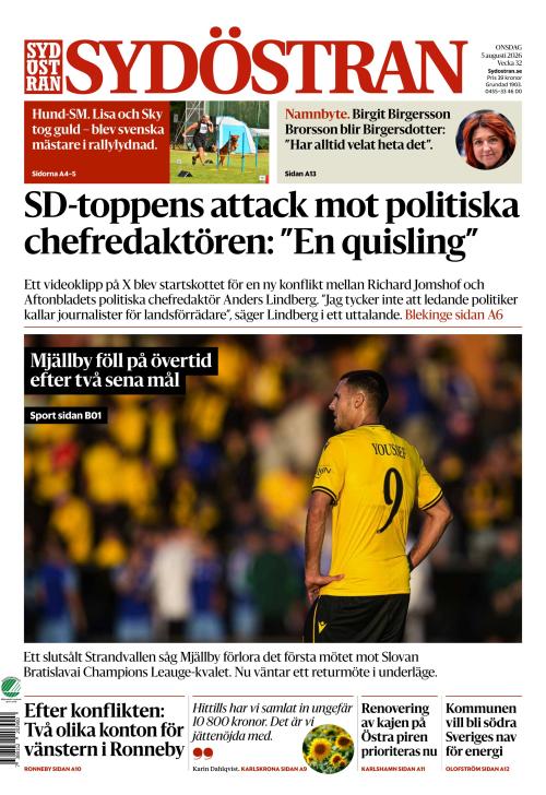 Sydöstran 5.8.2026