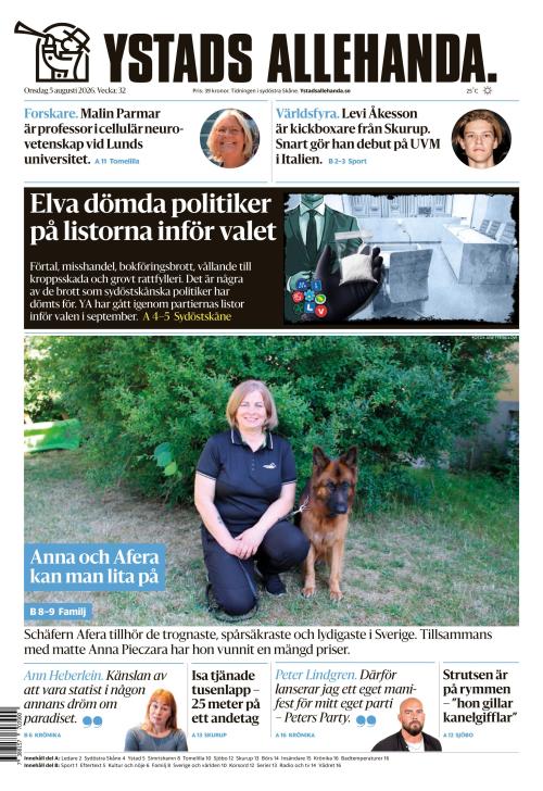 Ystads Allehanda 5.8.2026