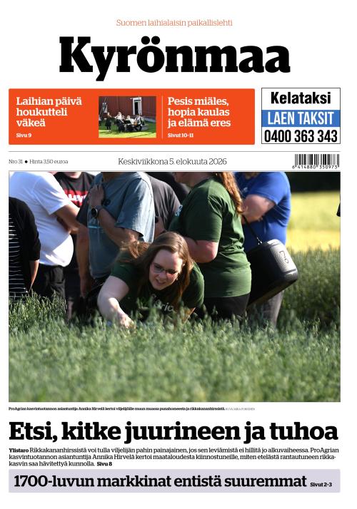 Kyrönmaa-lehti 5.8.2026