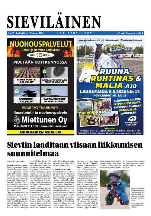 Sieviläinen 5.8.2026