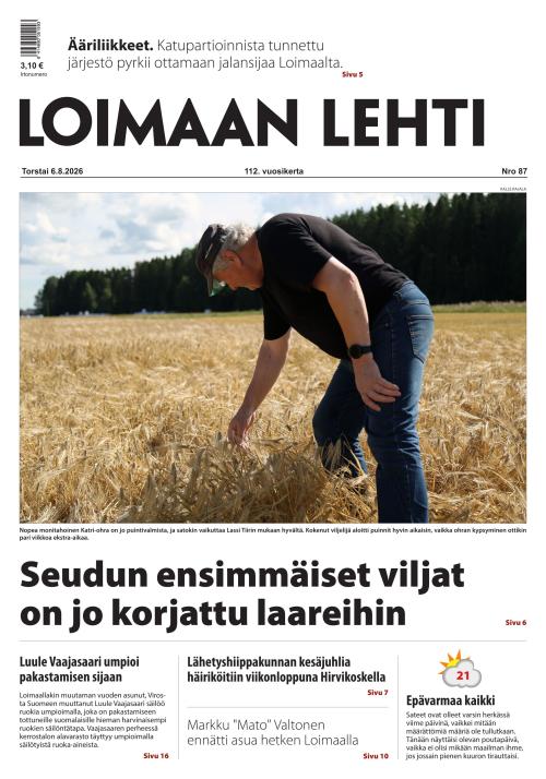 Loimaan Lehti 6.8.2026