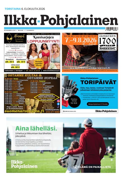 Ilkka-Pohjalainen 6.8.2026