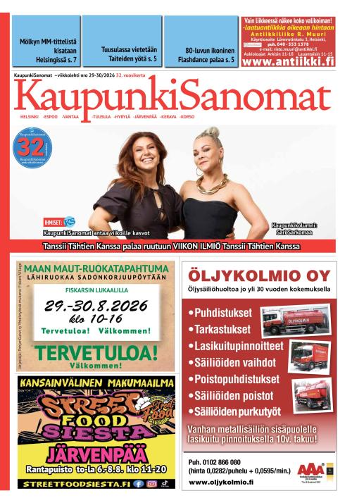 Kaupunkisanomat 7.8.2026