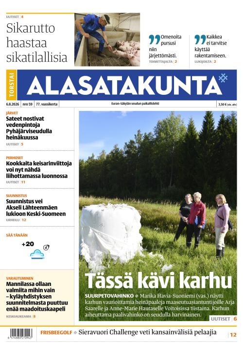 Alasatakunta 6.8.2026