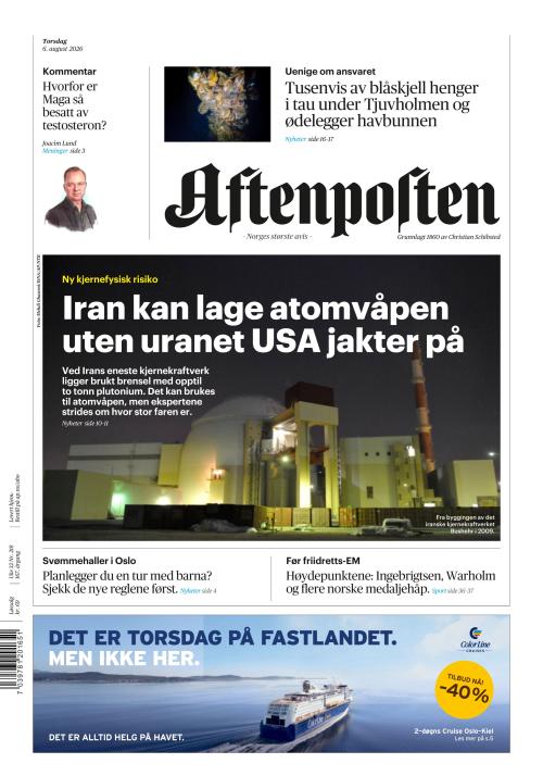 Aftenposten 6.8.2026