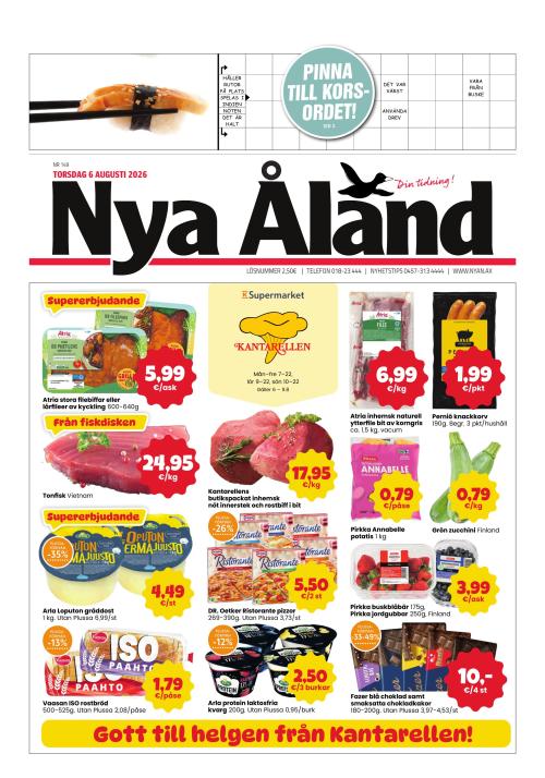 Nya Åland 6.8.2026