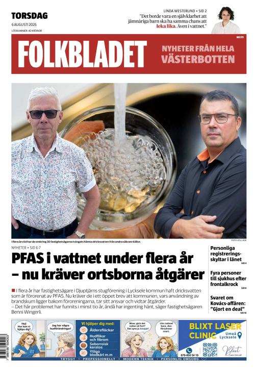 Folkbladet (Västerbotten) (SE) 6.8.2026