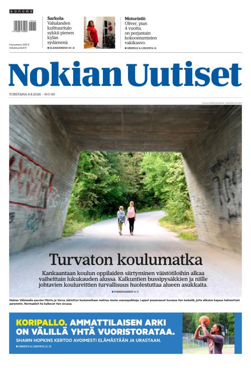 Nokian Uutiset 6.8.2026