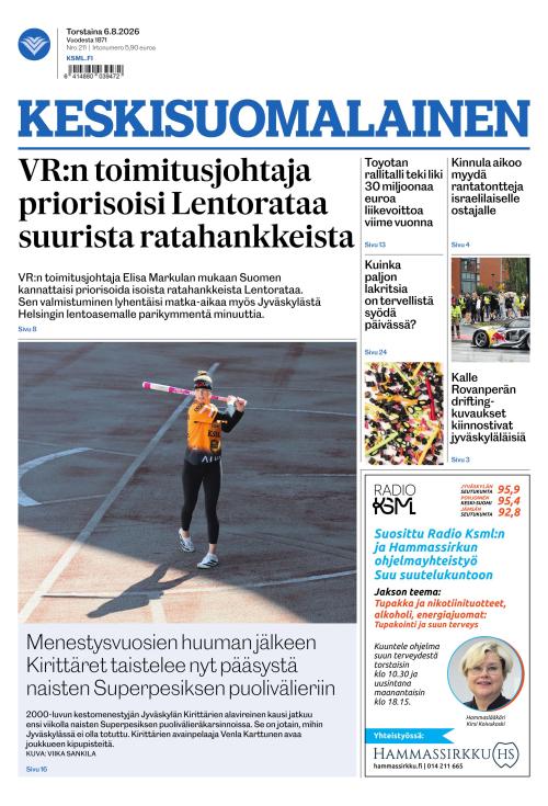 Keskisuomalainen 6.8.2026