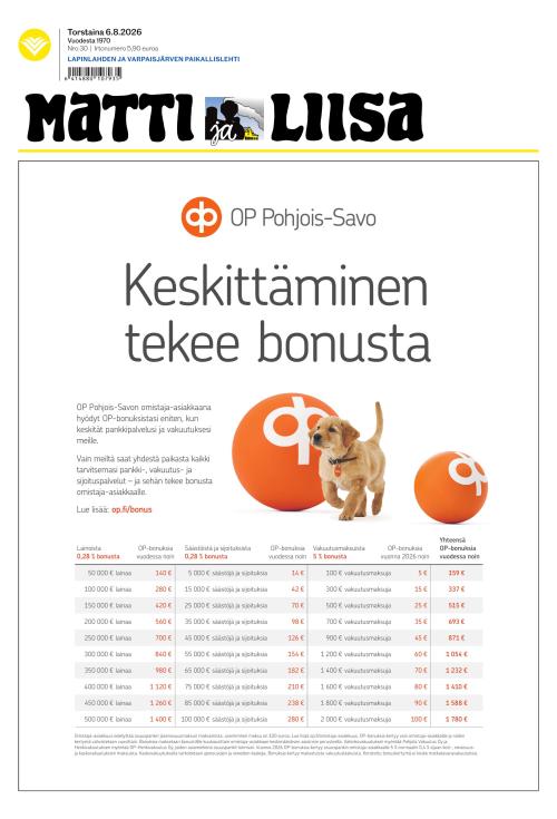 Matti ja Liisa 6.8.2026