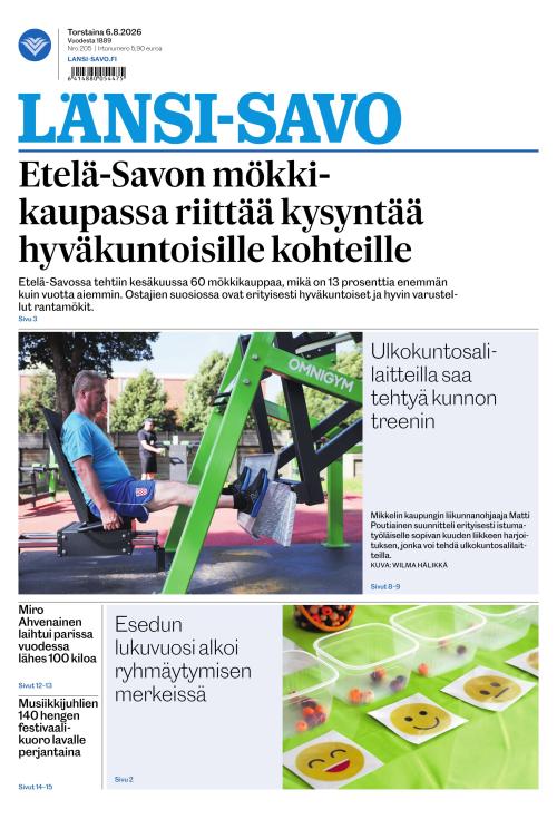 Länsi-Savo 6.8.2026