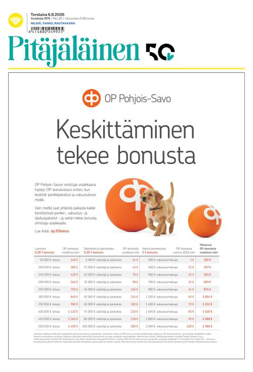 Pitäjäläinen 6.8.2026