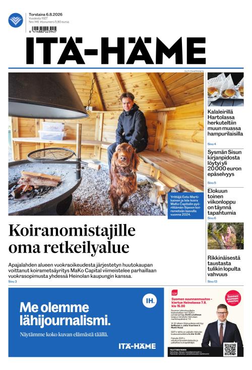 Itä-Häme 6.8.2026