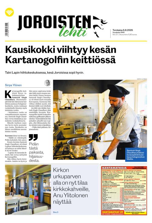 Joroisten Lehti 6.8.2026