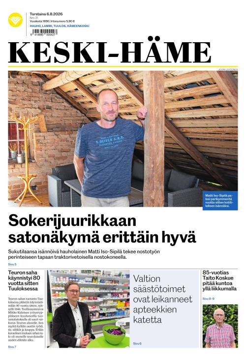 Keski-Häme 6.8.2026