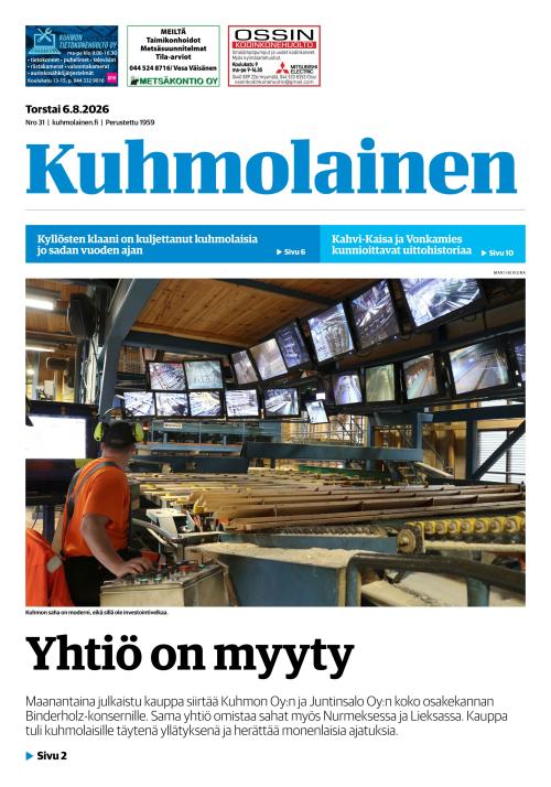 Kuhmolainen 6.8.2026