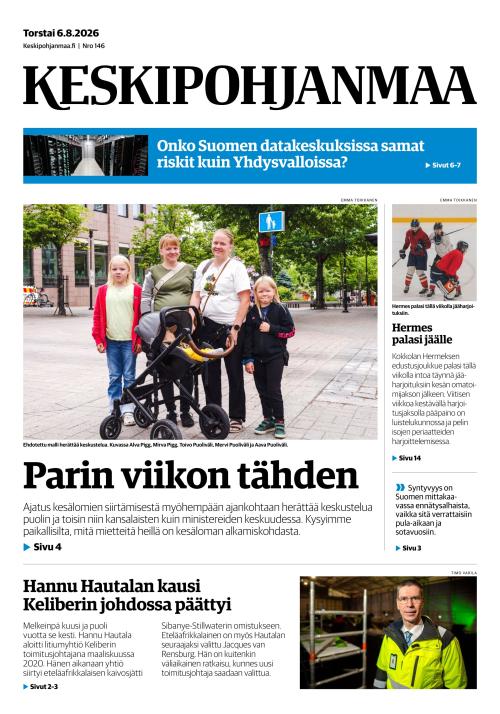 Keskipohjanmaa 6.8.2026