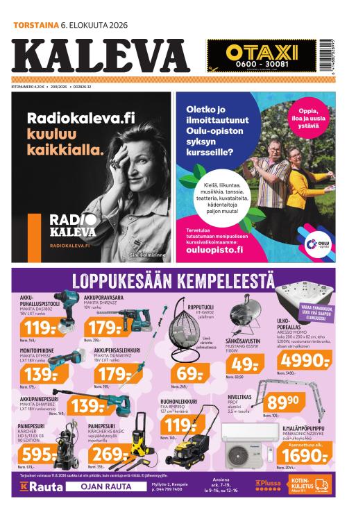 Kaleva 6.8.2026