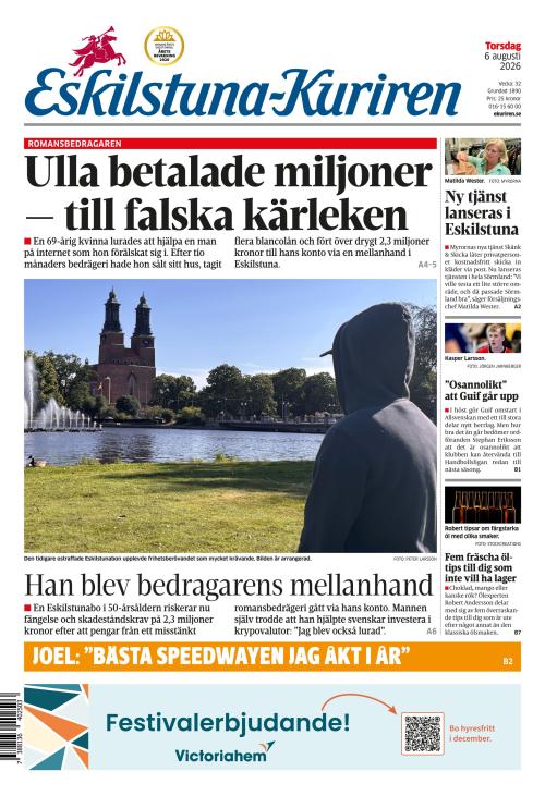 Eskilstuna-Kuriren 6.8.2026
